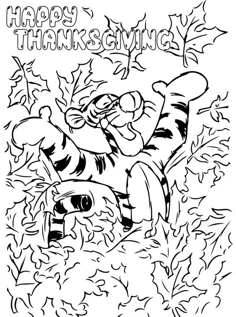 Printable Disney Fall Coloring Pages